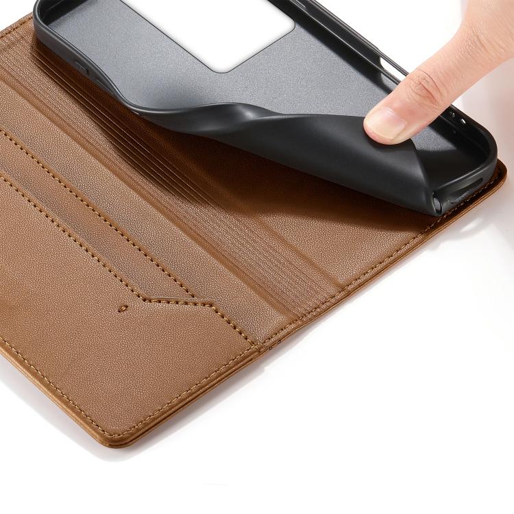 For vivo Y78 / vivo Y78+ Stitched Line Magnetic RFID Vegan Leather Phone Case