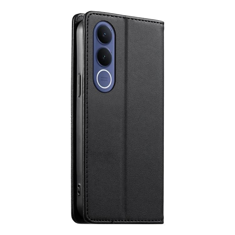For vivo V70 FE 5G Stitched Line Magnetic RFID Vegan Leather Phone Case