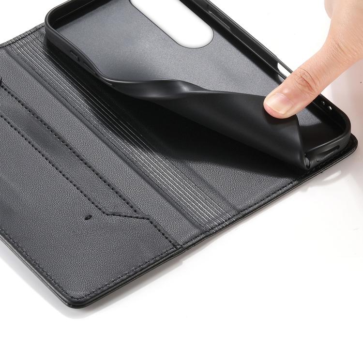 For vivo V70 FE 5G Stitched Line Magnetic RFID Vegan Leather Phone Case