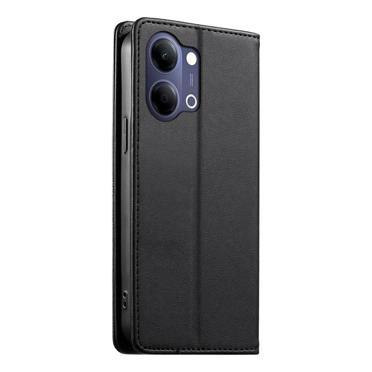 For vivo Y21 5G 2026 / Y05 4G Stitched Line Magnetic RFID Vegan Leather Phone Case