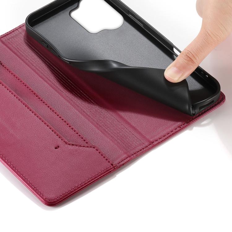 For vivo Y21 5G 2026 / Y05 4G Stitched Line Magnetic RFID Vegan Leather Phone Case