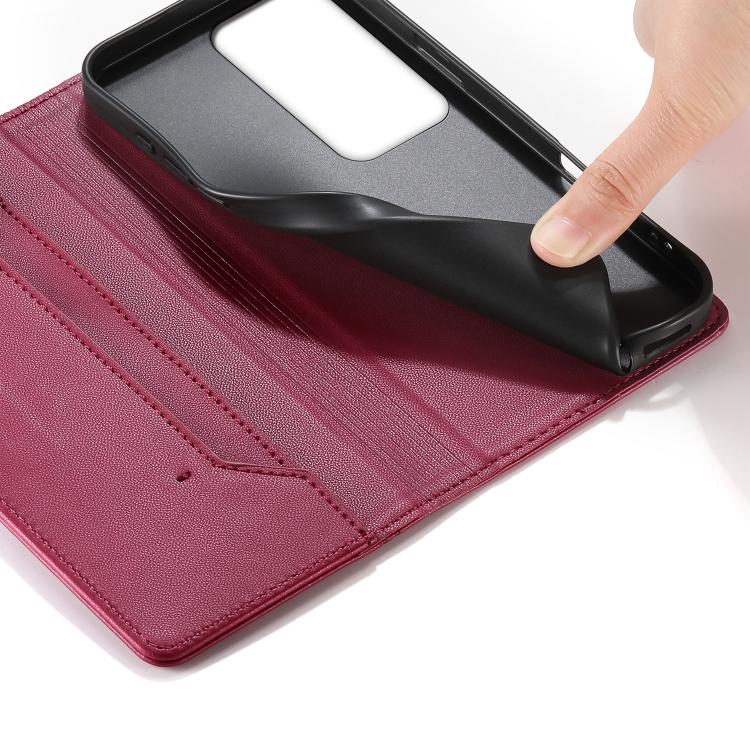 For OPPO A3 Pro 5G / A80 5G / A5 5G Global Stitched Line Magnetic RFID Vegan Leather Phone Case