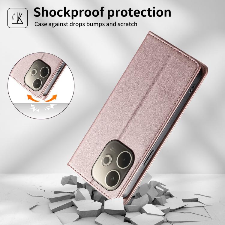 For OPPO A5 Pro 5G Global Stitched Line Magnetic RFID Vegan Leather Phone Case