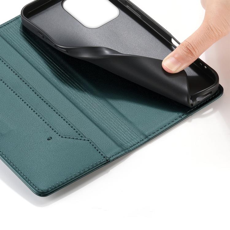 For OPPO A6 Pro 4G / 5G Global / F31 5G Stitched Line Magnetic RFID Vegan Leather Phone Case