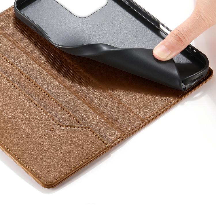 For OPPO A6 Pro 4G / 5G Global / F31 5G Stitched Line Magnetic RFID Vegan Leather Phone Case