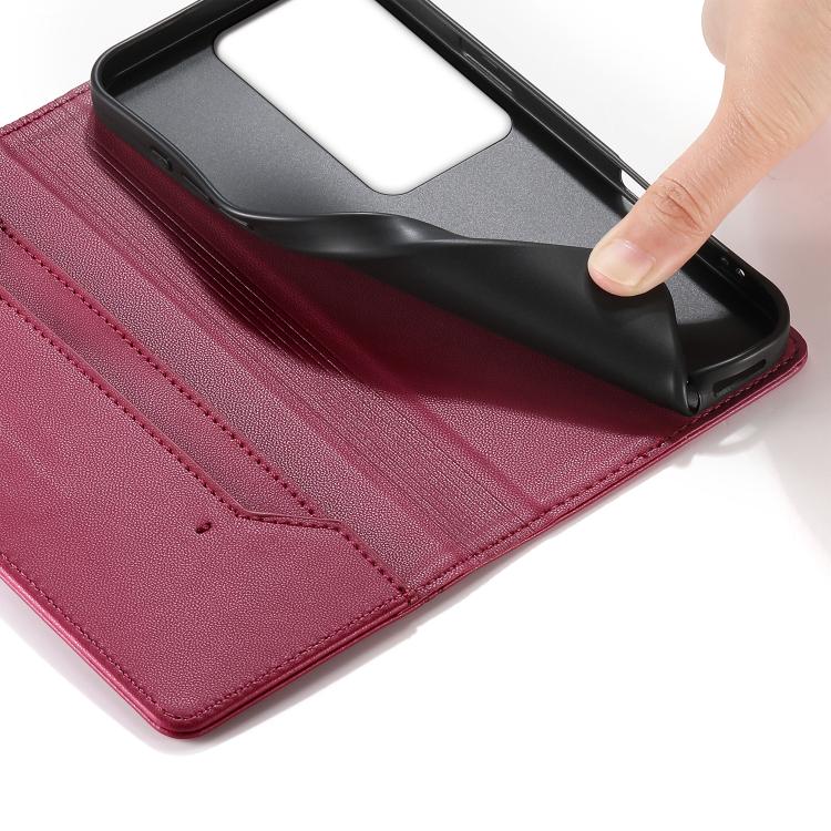 For OPPO Reno11 F / F25 Pro Stitched Line Magnetic RFID Vegan Leather Phone Case
