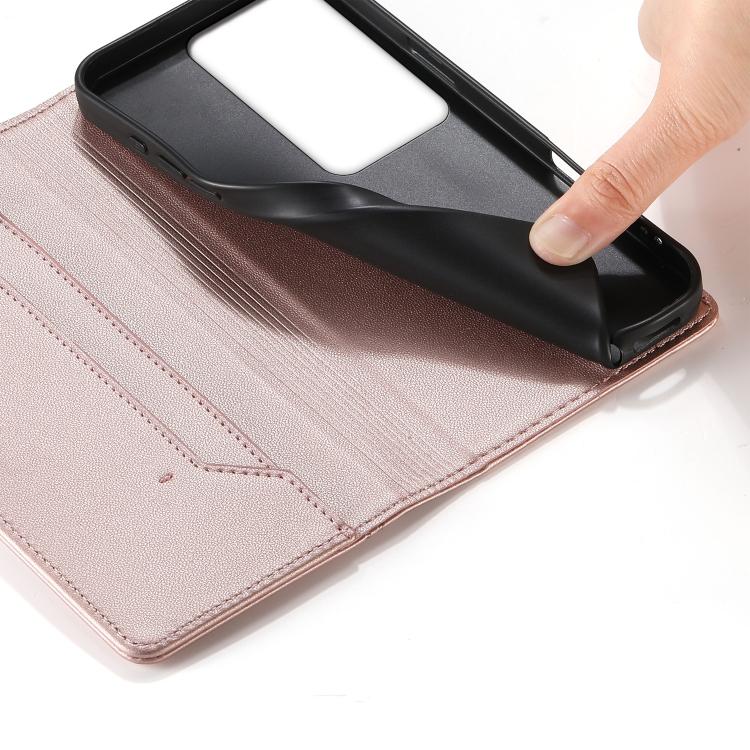 For OPPO Reno11 F / F25 Pro Stitched Line Magnetic RFID Vegan Leather Phone Case