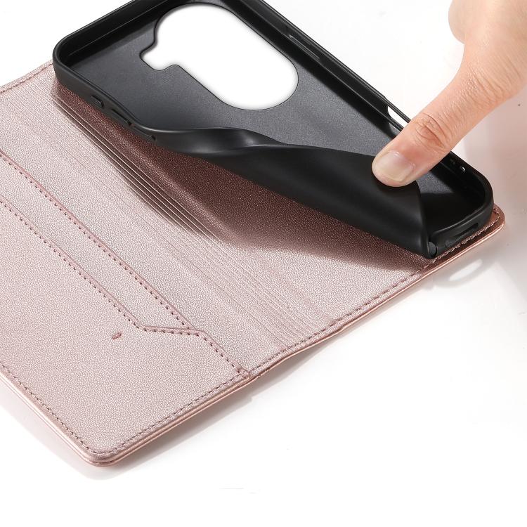 For OPPO Reno11 Pro Global Stitched Line Magnetic RFID Vegan Leather Phone Case