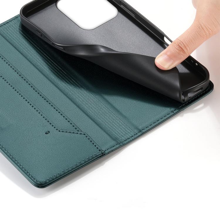 For OPPO Reno14 Pro Global Stitched Line Magnetic RFID Vegan Leather Phone Case