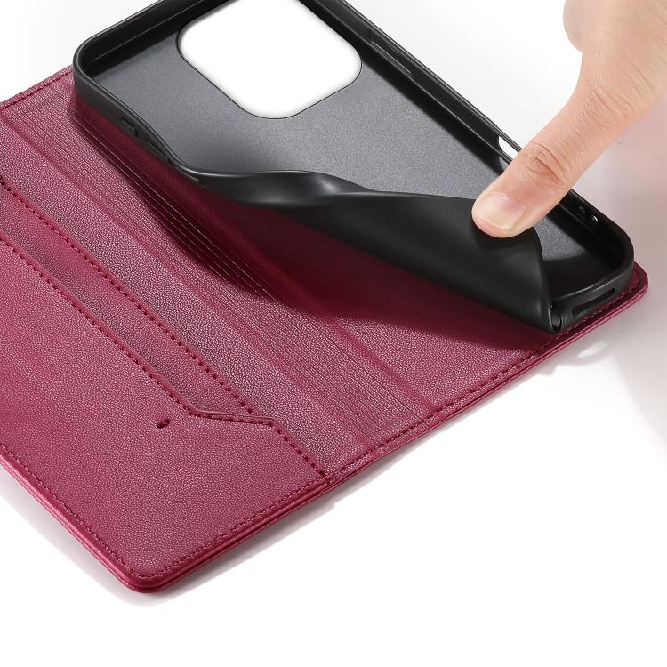 For OPPO Reno15 Pro 5G Global Stitched Line Magnetic RFID Vegan Leather Phone Case