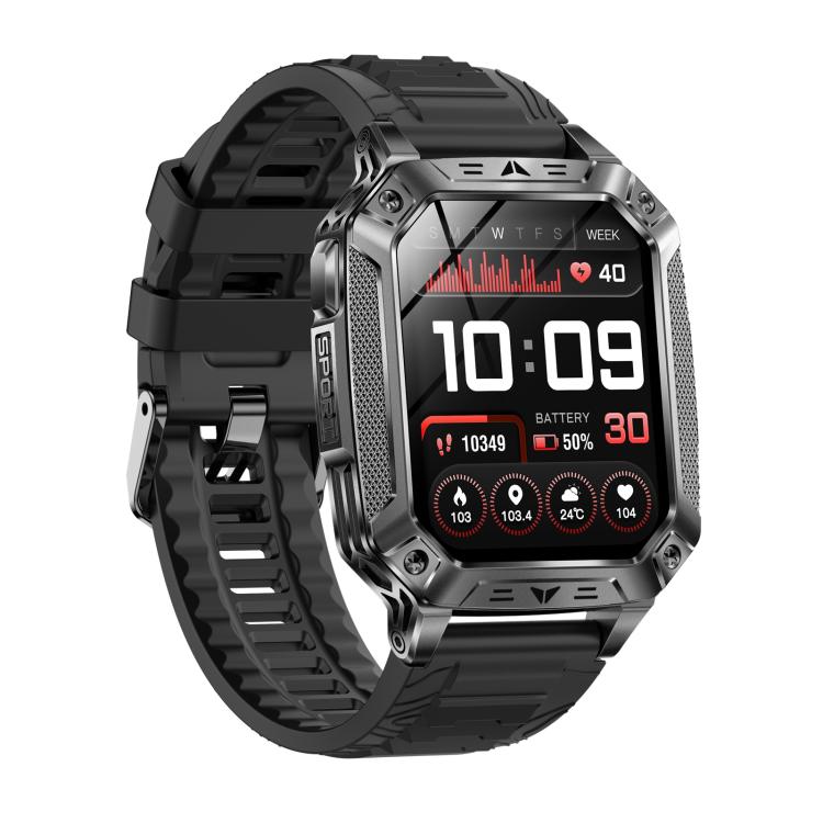 QS86 2.01-inch Smart Watch, Support BT Call, Heart Rate, Blood Oxygen