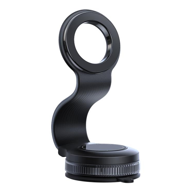 JOYROOM JR-ZS518 Vacuum Suction Cup Bendable Magnetic Phone Holder - Black