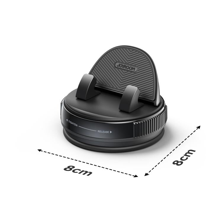 JOYROOM JR-ZS530 Vacuum Suction Cup Rotating-lock Car Phone Holder - Black