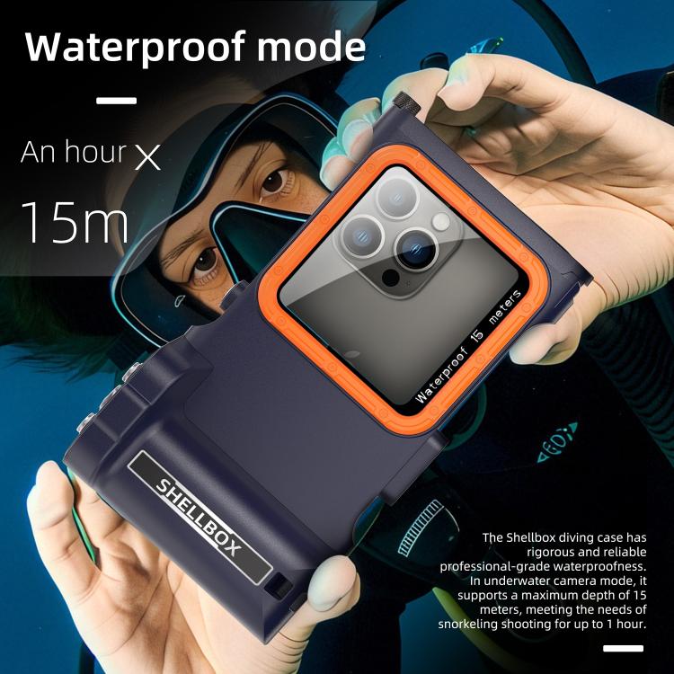 RedPepper 3rd Generation Pro Diving Waterproof Protective Cover, Waterproof Depth: 15m