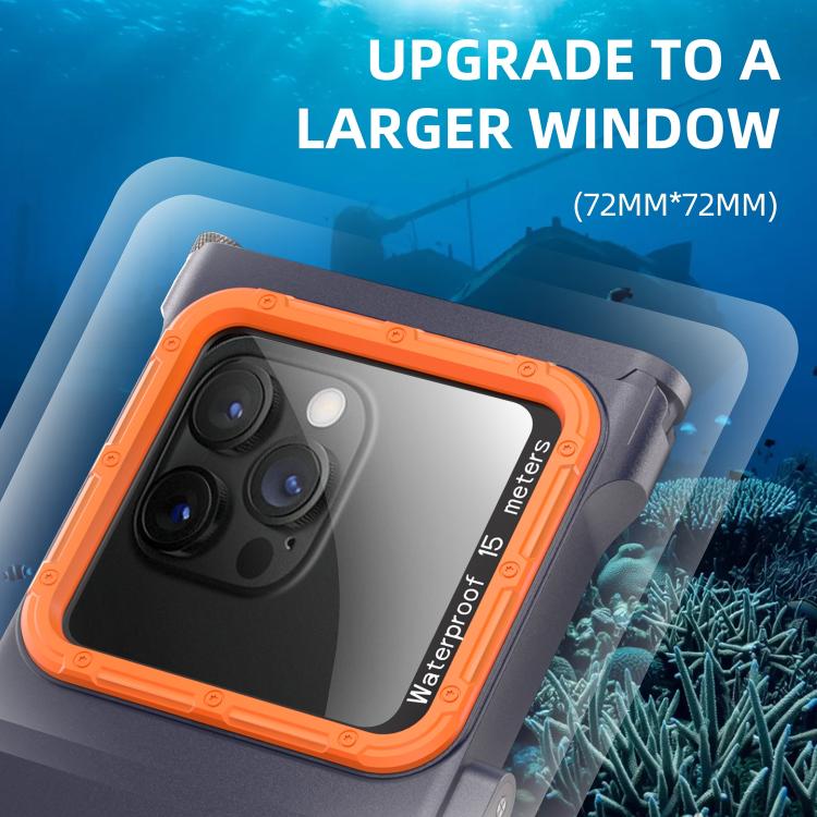 RedPepper 3rd Generation Pro Diving Waterproof Protective Cover, Waterproof Depth: 15m