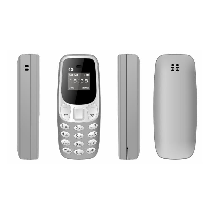 BM10 4G Mini Mobile Phone, 0.66 inch Hands Free Bluetooth Dialer Headphone, MP3 Music, Dual SIM, Network: 4G