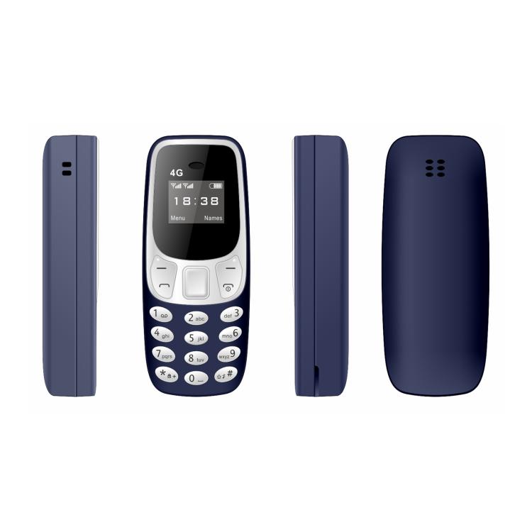 BM10 4G Mini Mobile Phone, 0.66 inch Hands Free Bluetooth Dialer Headphone, MP3 Music, Dual SIM, Network: 4G