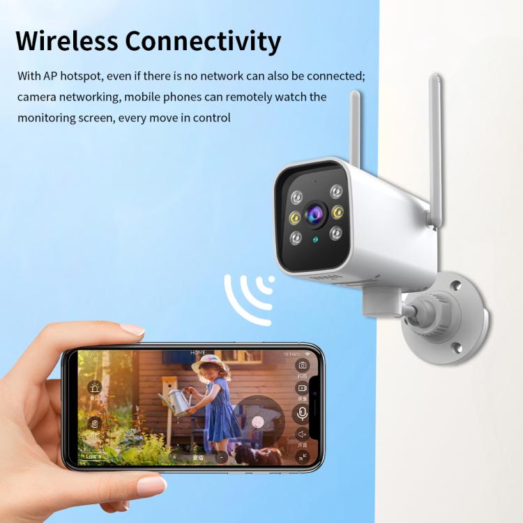 K20 1080P HD Outdoor PTZ Security Bullet Surveillance Camera - White