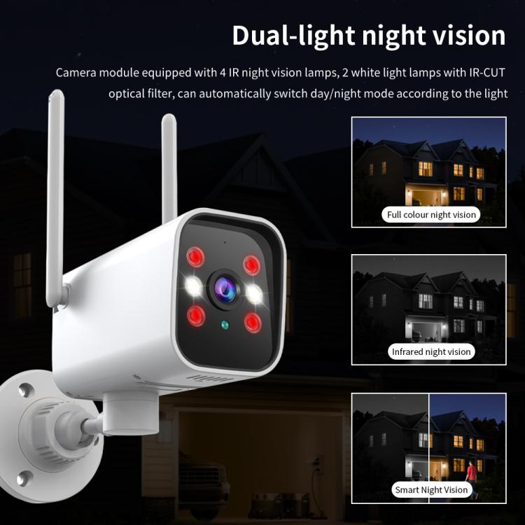K20 1080P HD Outdoor PTZ Security Bullet Surveillance Camera - White