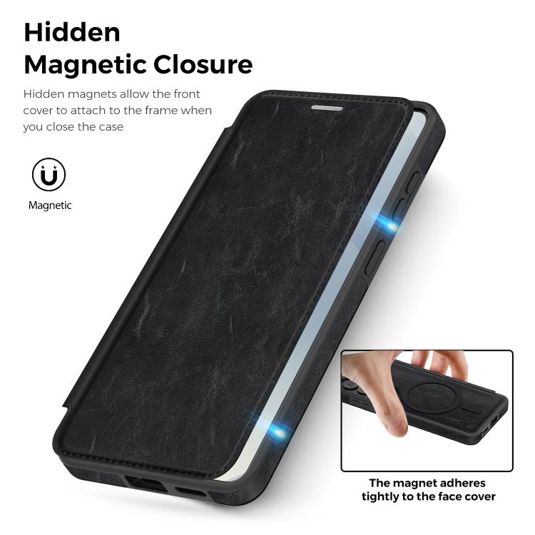 For Samsung Galaxy S26 5G Linton MagSafe Leather Phone Case