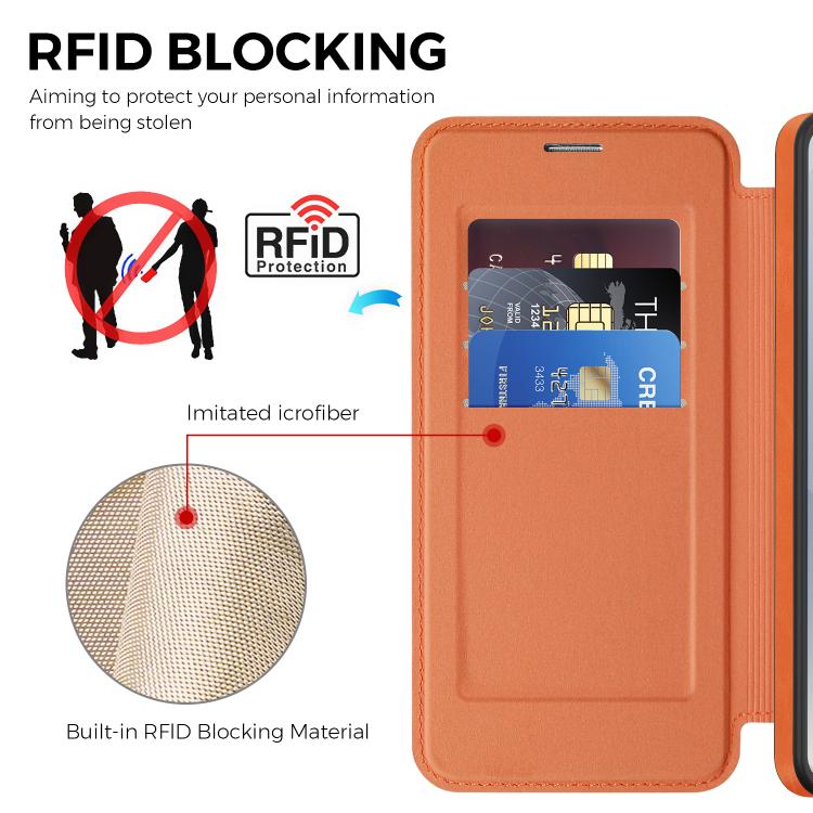 For Samsung Galaxy S26 5G Linton MagSafe Leather Phone Case