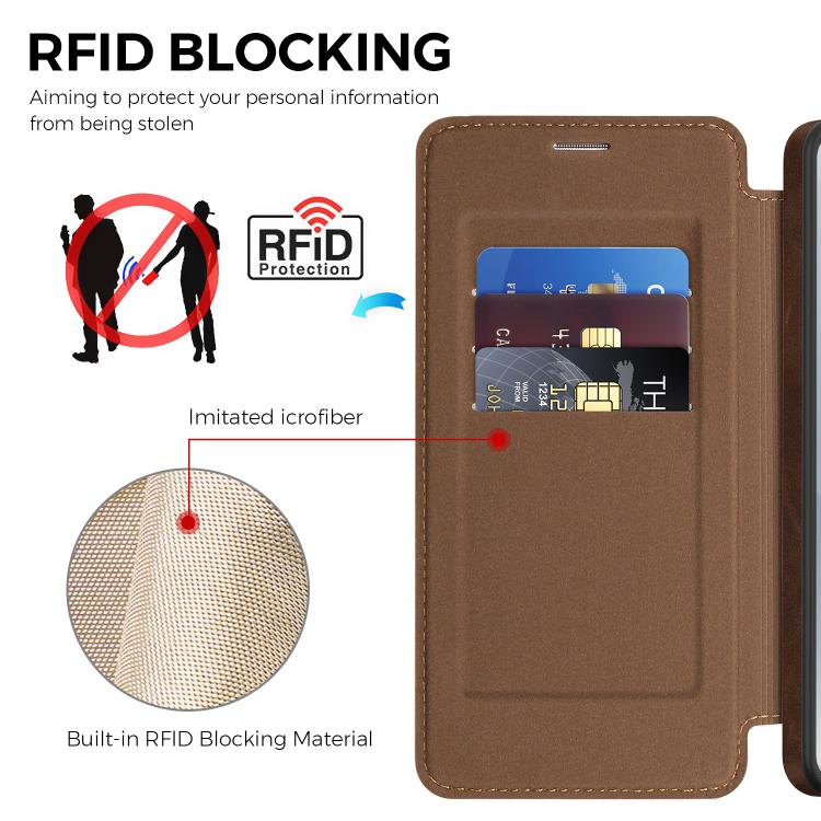 For Samsung Galaxy S26 5G Linton MagSafe Leather Phone Case