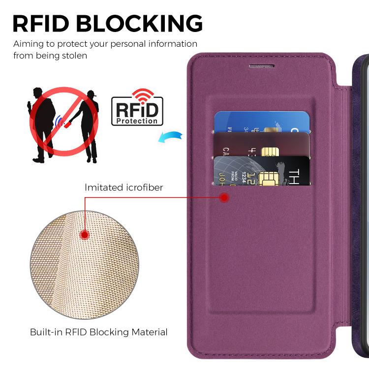 For Samsung Galaxy S26 5G Linton MagSafe Leather Phone Case