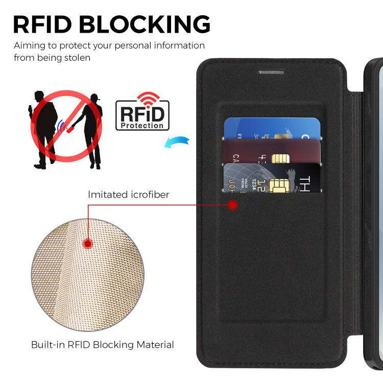 For Samsung Galaxy S26 Ultra 5G Linton MagSafe Leather Phone Case