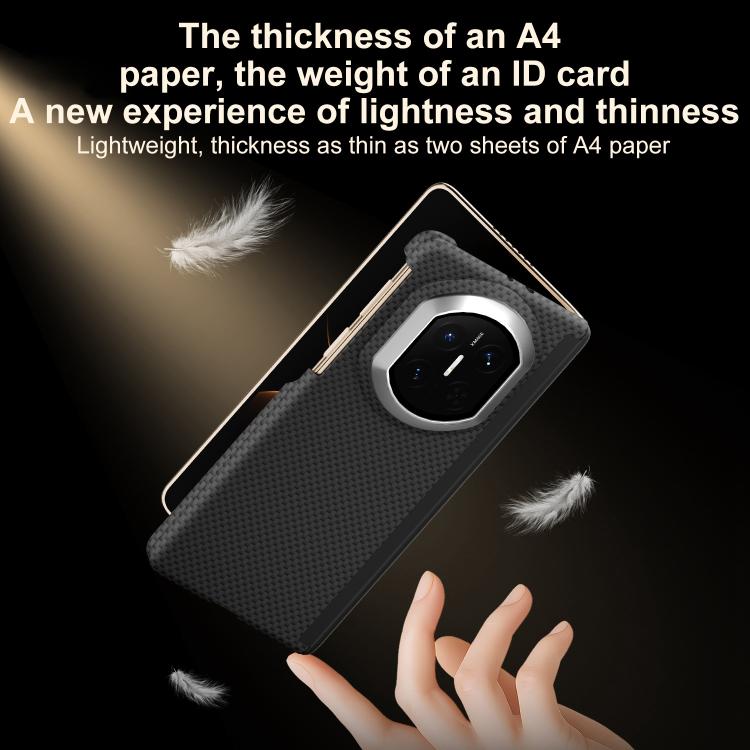 For Huawei Mate X7 Mars Series Nanofiber Center Dual Axis Magnetic Phone Case