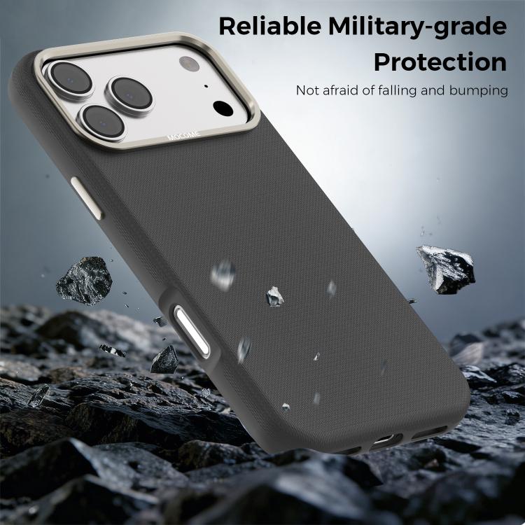 For iPhone 17 Pro Max Mocome Plain Magnetic Shockproof Phone Case