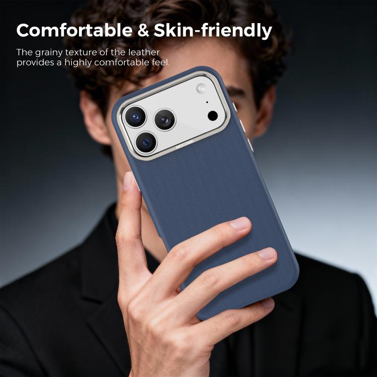 For iPhone 17 Pro Max Mocome Plain Magnetic Shockproof Phone Case