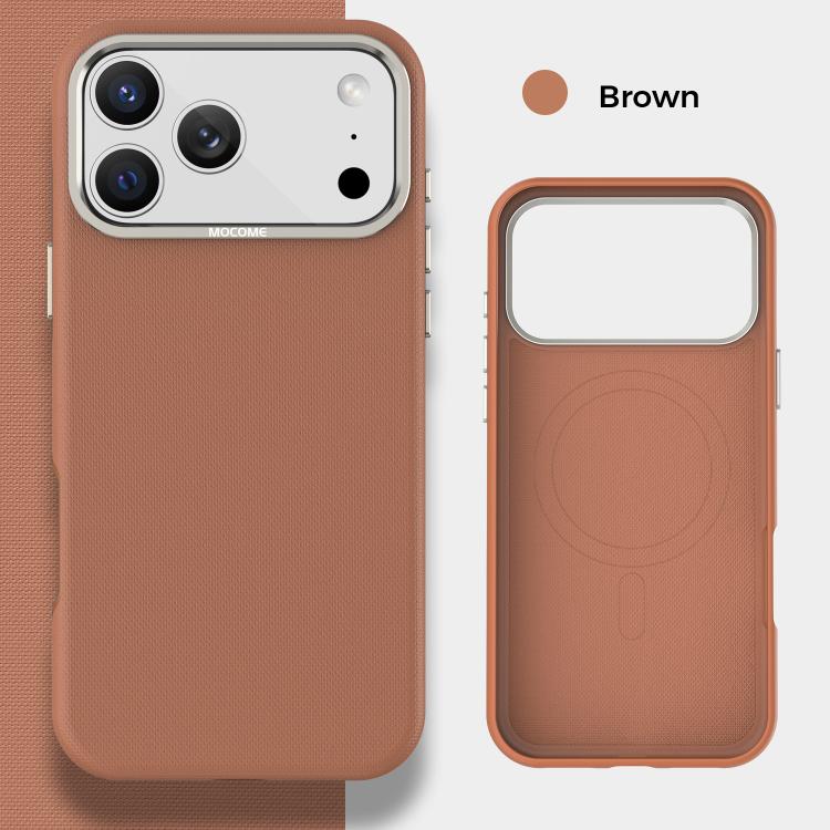 For iPhone 17 Pro Max Mocome Plain Magnetic Shockproof Phone Case