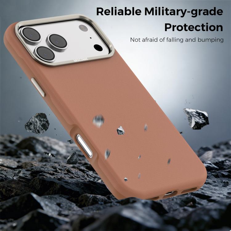 For iPhone 17 Pro Max Mocome Plain Magnetic Shockproof Phone Case