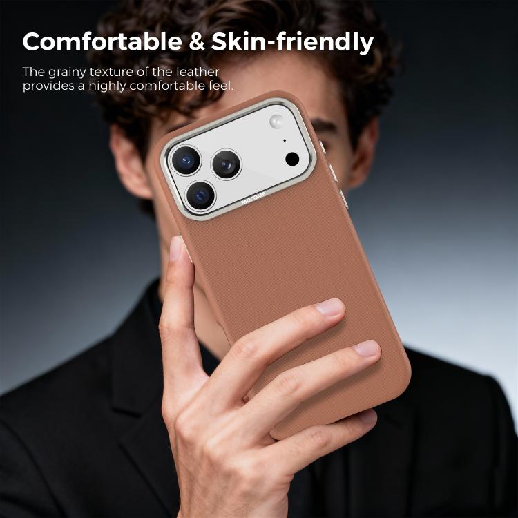 For iPhone 17 Pro Max Mocome Plain Magnetic Shockproof Phone Case