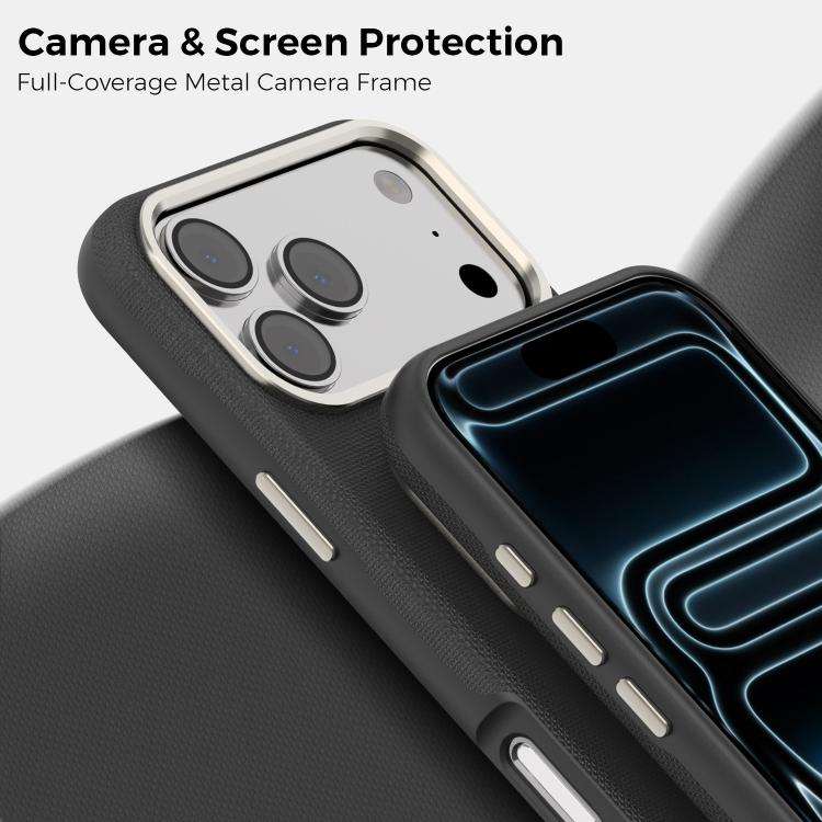 For iPhone 17 Pro Mocome Plain Magnetic Shockproof Phone Case