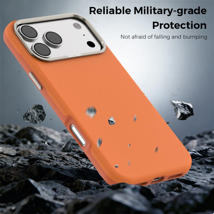 For iPhone 17 Pro Mocome Plain Magnetic Shockproof Phone Case