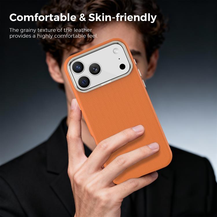 For iPhone 17 Pro Mocome Plain Magnetic Shockproof Phone Case