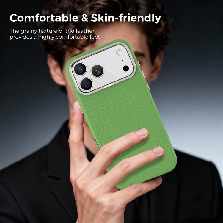 For iPhone 17 Pro Mocome Plain Magnetic Shockproof Phone Case