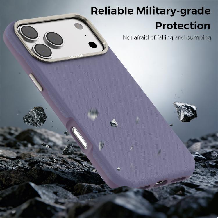 For iPhone 17 Pro Mocome Plain Magnetic Shockproof Phone Case