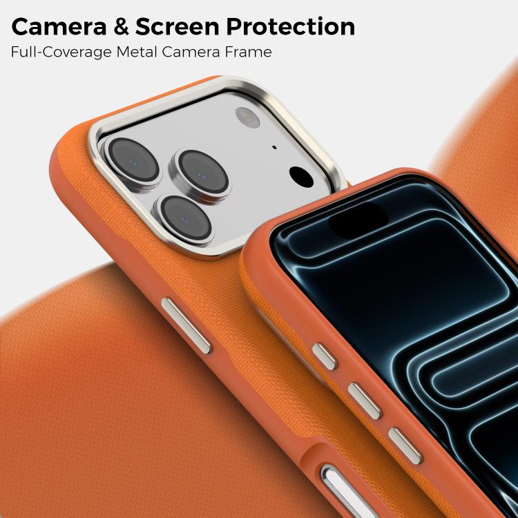 For iPhone 17 Pro Max Mocome Plain Magnetic Card Bag Phone Case