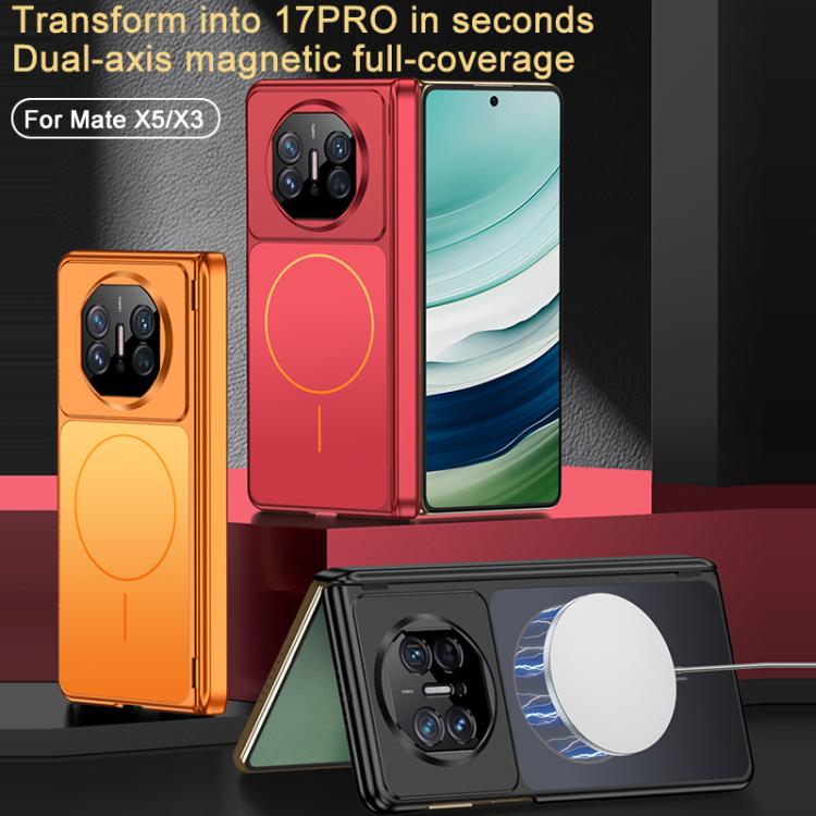 For Huawei Mate X3 / X5 GKK Change to 17 Series Dual Axis Magnetic Phone Case