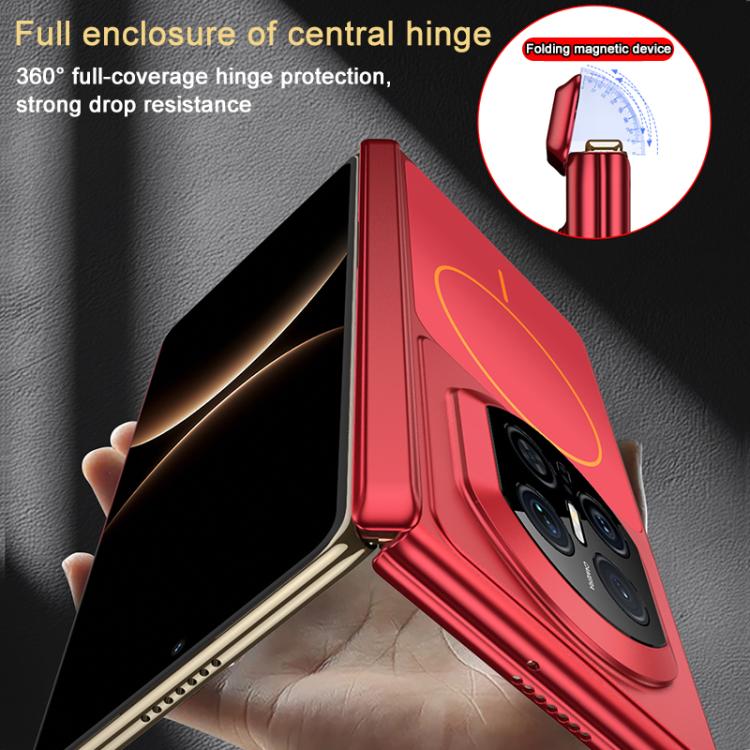 For Huawei Mate X7 GKK Change to 17 Series Dual Axis Magnetic Phone Case