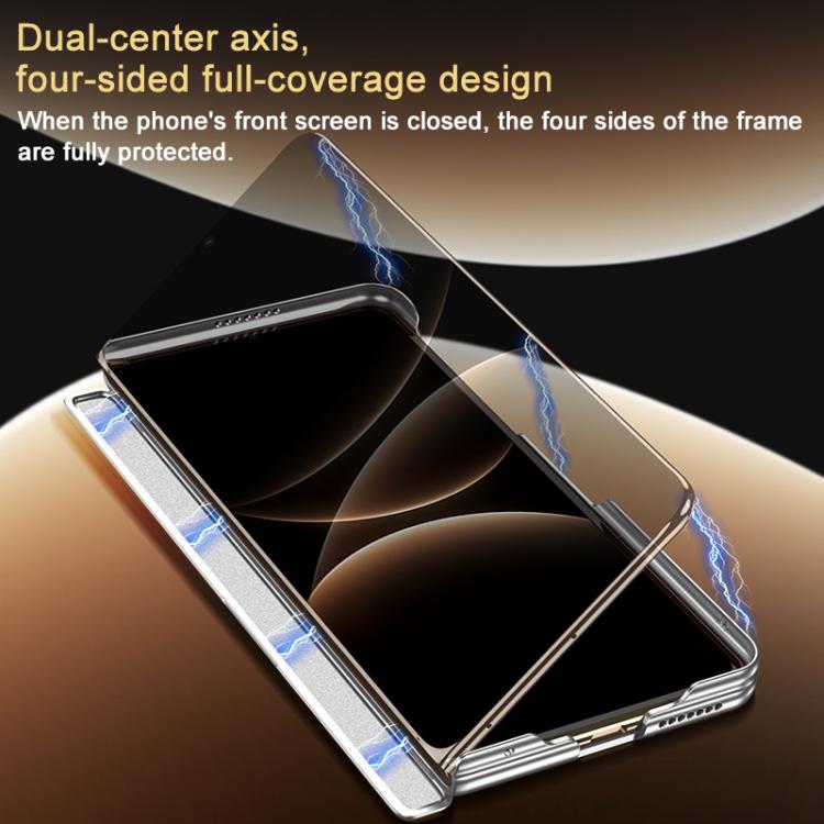 For Huawei Mate X7 GKK Change to 17 Series Dual Axis Magnetic Phone Case