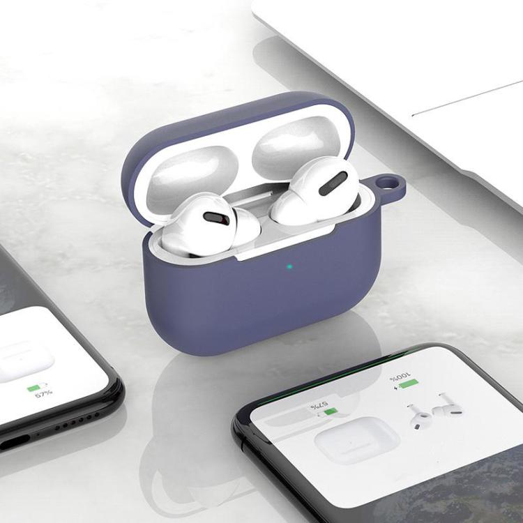 For AirPods Pro 3 Silicone Earphone Protective Case + Hook + Anti-lost Rope 3 in 1 Set