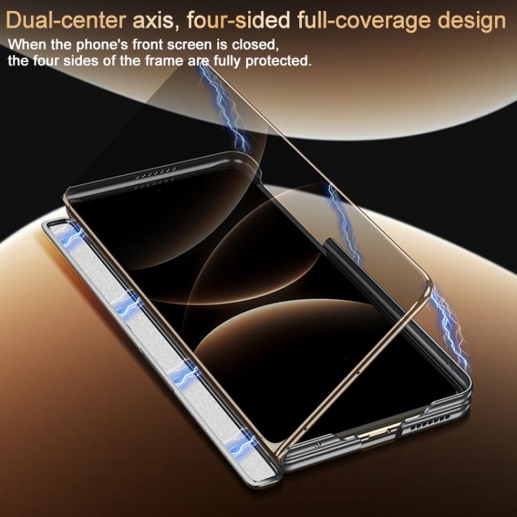 For Huawei Mate X7 GKK Dual Hinge Magnetic Blade Phone Case