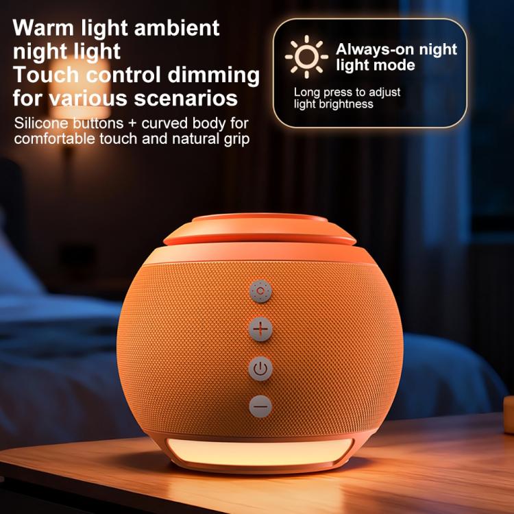 ZGA WX08 Multifunctional Bluetooth Speaker 15W Wireless Phone Watch Charger - Orange
