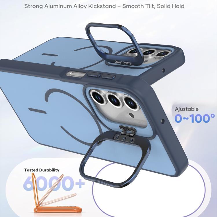 For Samsung Galaxy A05s Bright Color Contrast Skin-feel Camera Bracket Magsafe Phone Case