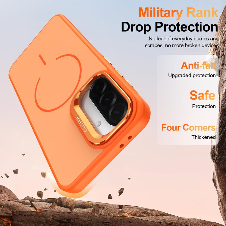 For Samsung Galaxy A17 5G Bright Color Contrast Skin-feel Camera Bracket Magsafe Phone Case