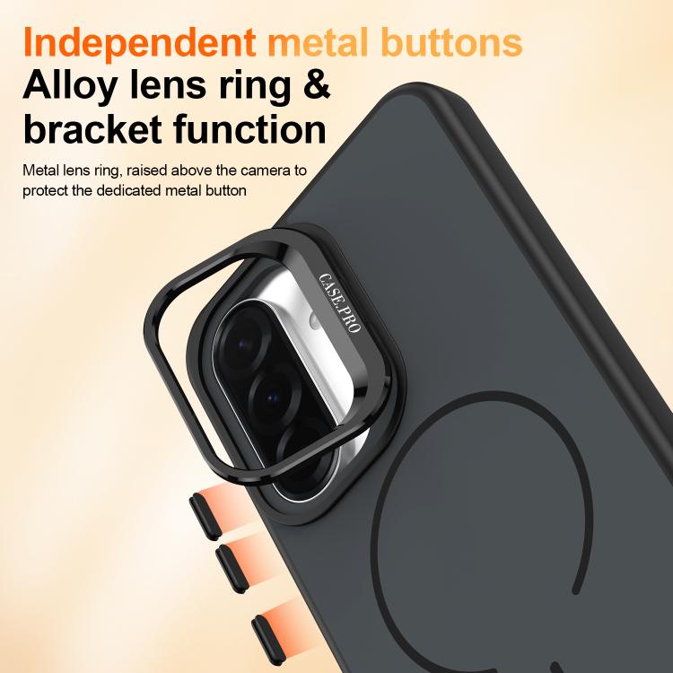 For Samsung Galaxy A17 5G Bright Color Contrast Skin-feel Camera Bracket Magsafe Phone Case