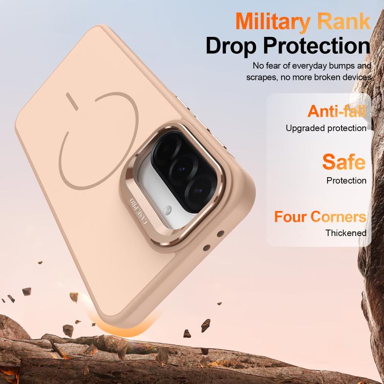 For Samsung Galaxy A17 5G Bright Color Contrast Skin-feel Camera Bracket Magsafe Phone Case